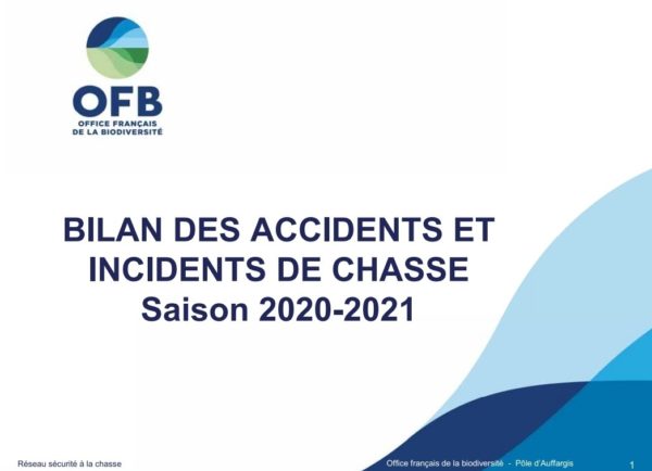 L’OFB présente le Bilan des accidents et incidents de chasse 2020-2021