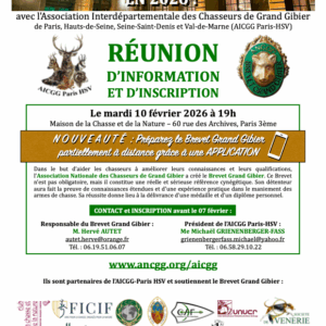 FLYER Brevet Grand Gibier 2026